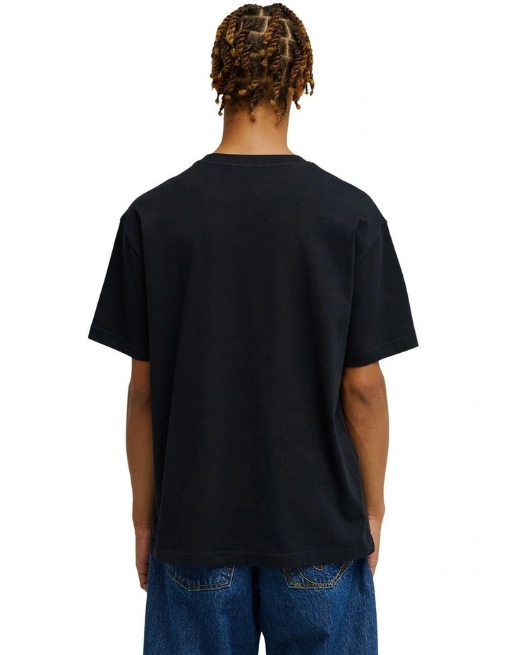 Ripped Off T-Shirt In Black image 2