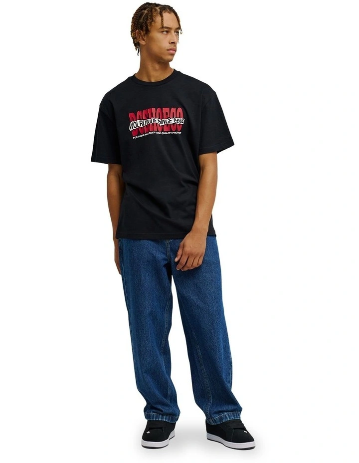 Ripped Off T-Shirt In Black image 5