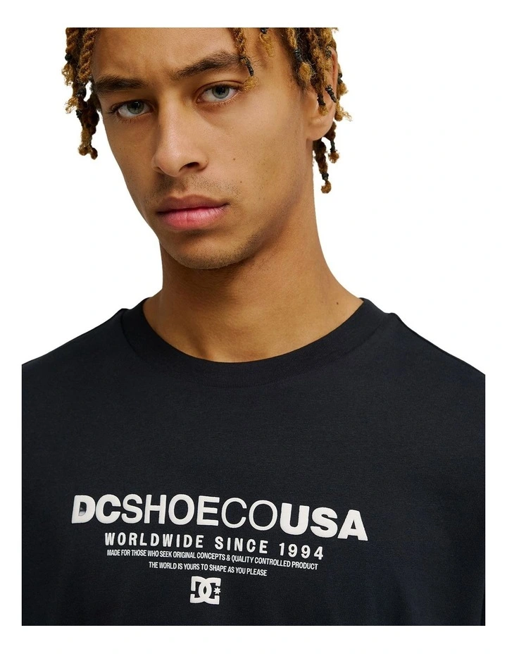 Dc Heritage T-Shirt In Black image 4