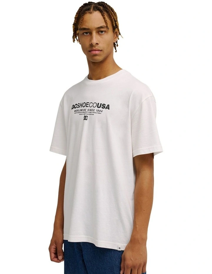 Dc Heritage T-Shirt In White image 3
