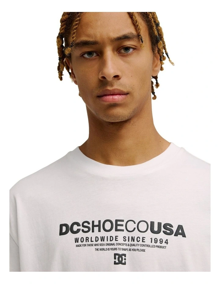 Dc Heritage T-Shirt In White image 4