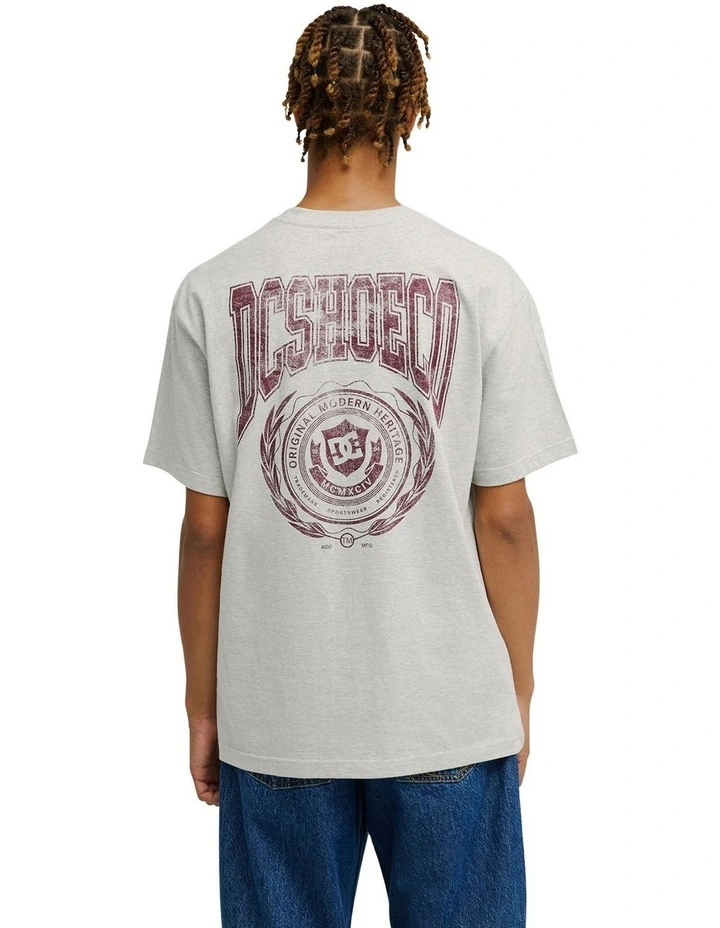 Dc Honor Badge T-Shirt In Grey image 2