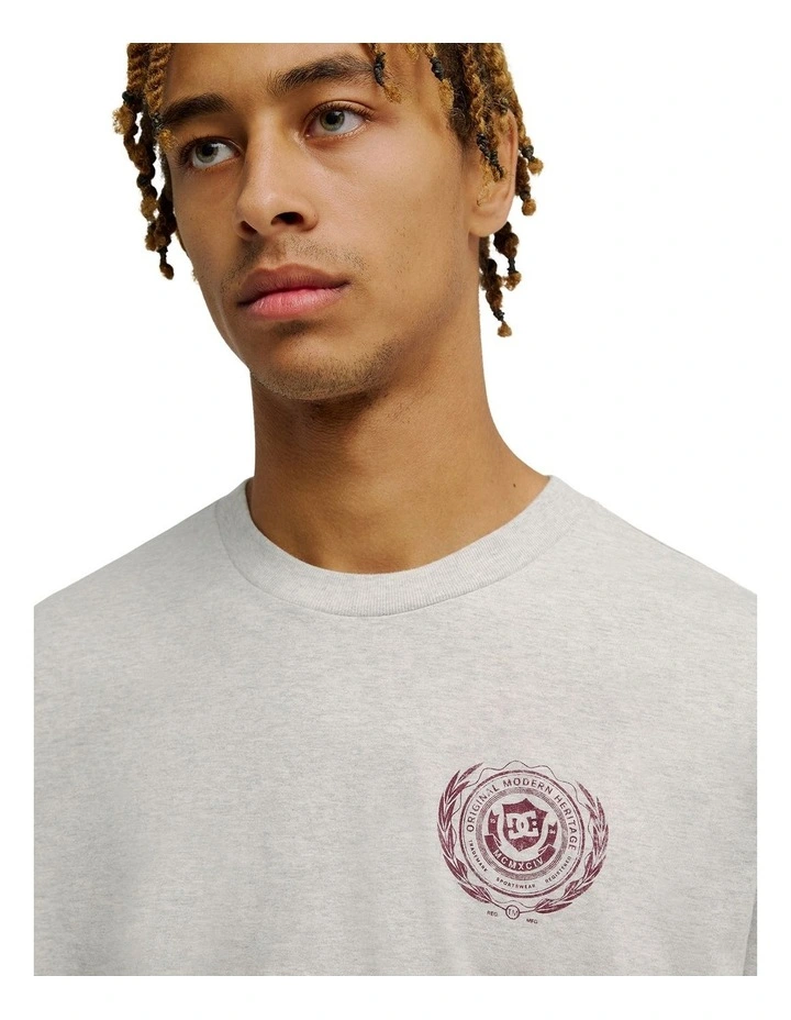 Dc Honor Badge T-Shirt In Grey image 4
