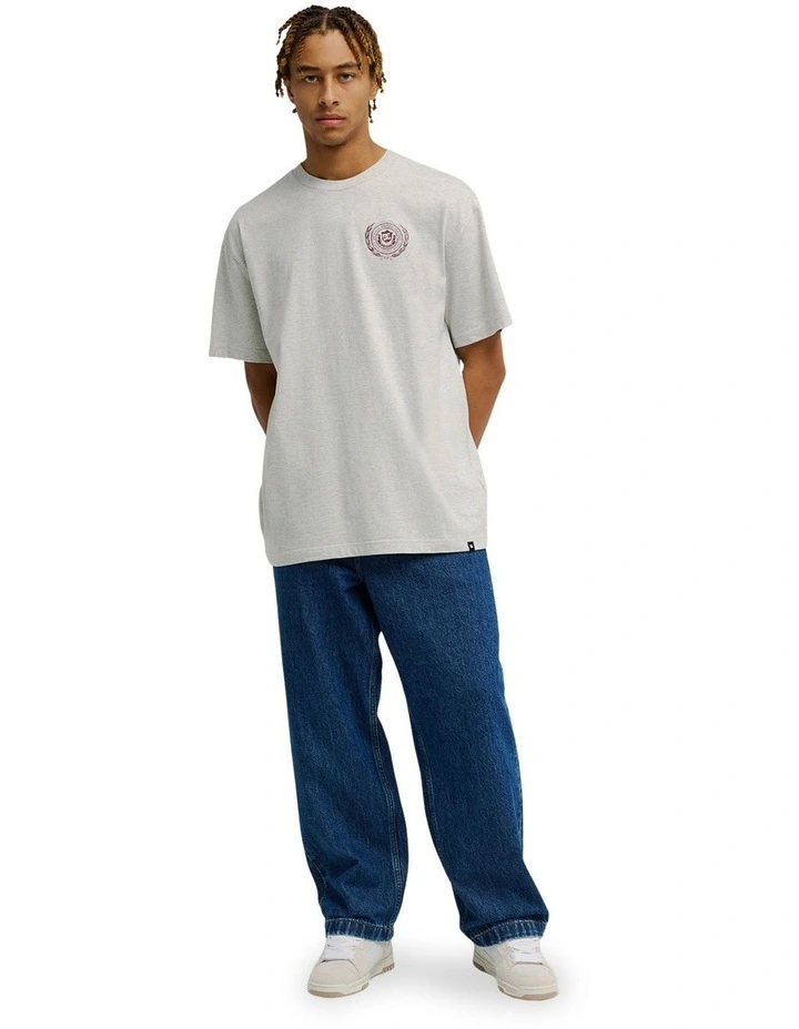 Dc Honor Badge T-Shirt In Grey image 5