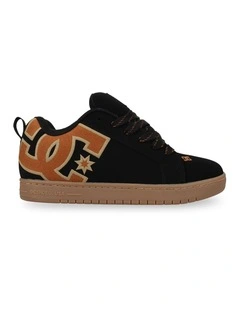 Court Graffik Sneakers in Black/Brown/Gum