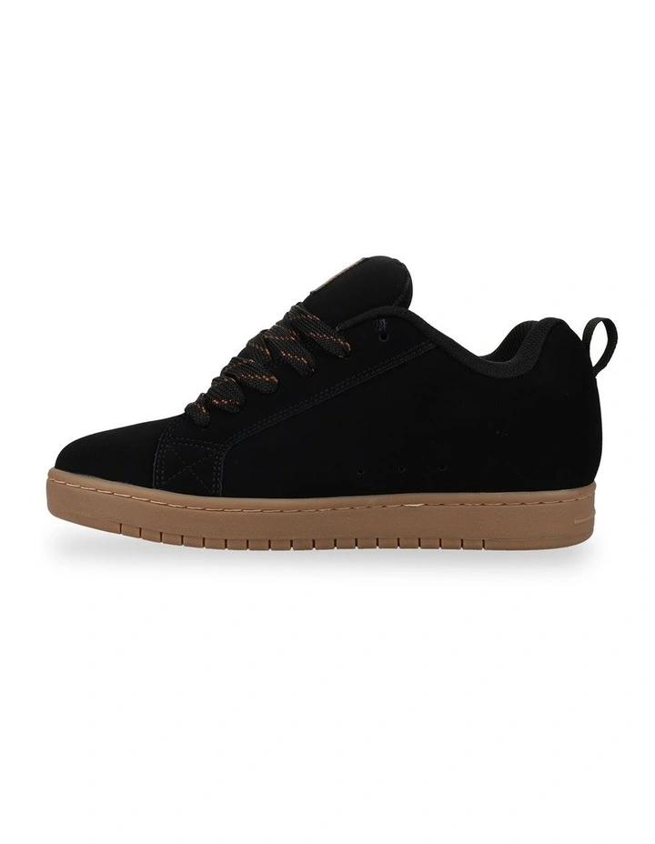 Court Graffik Sneakers in Black/Brown/Gum image 3