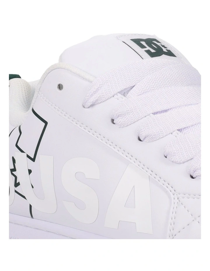Court Graffik Sneakers in White image 4