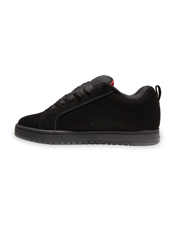 Court Graffik Skate Shoes in Black/Red image 3