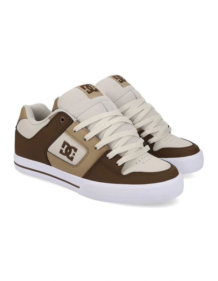Pure Leather Shoes in Brown/Tan/Offwhite image 2