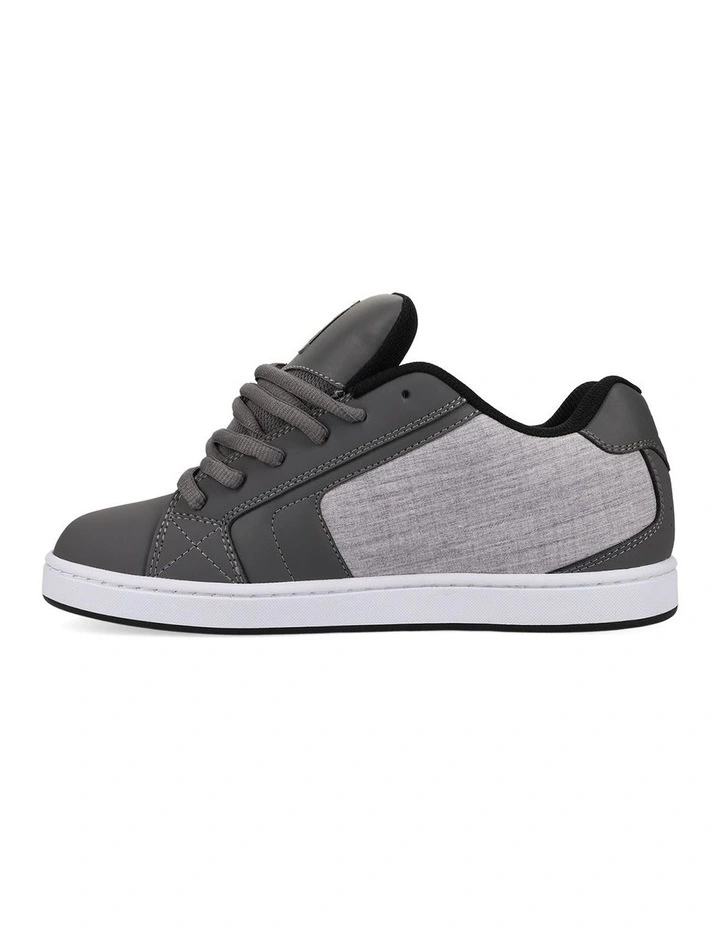 Net Skate Shoes in Grey/Black/White image 3