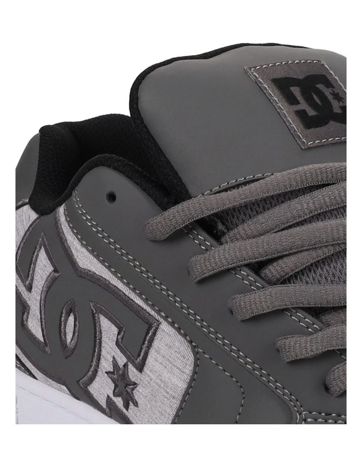 Net Skate Shoes in Grey/Black/White image 4