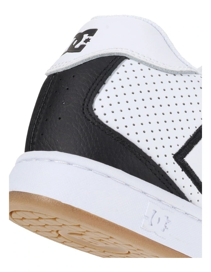 Net Skate Shoes in White/Black/Gum image 3