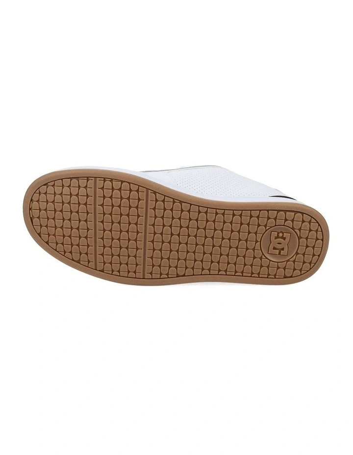 Net Skate Shoes in White/Black/Gum image 5