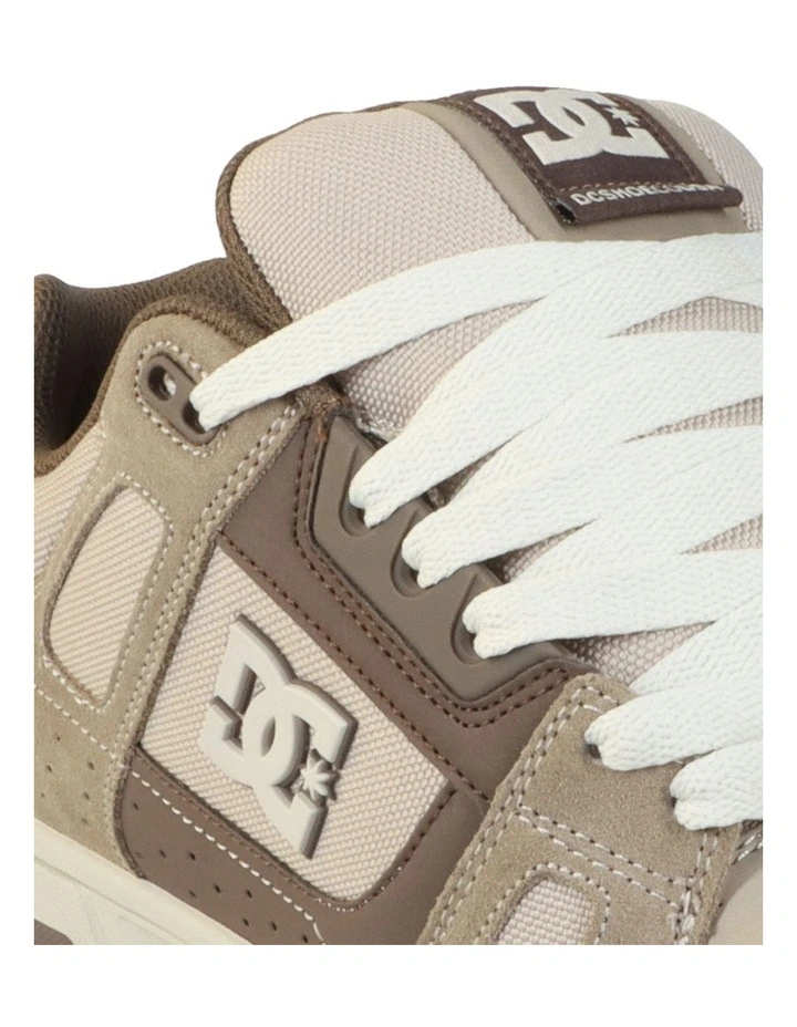 Stag Skate Shoes in Taupe/Off White image 4