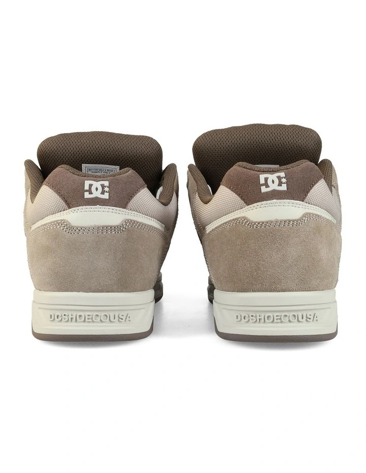 Stag Skate Shoes in Taupe/Off White image 5