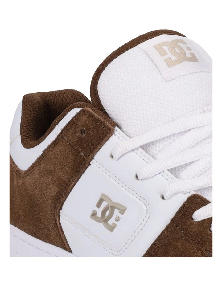 Manteca 4 S Skate Shoes in Brown/White image 4