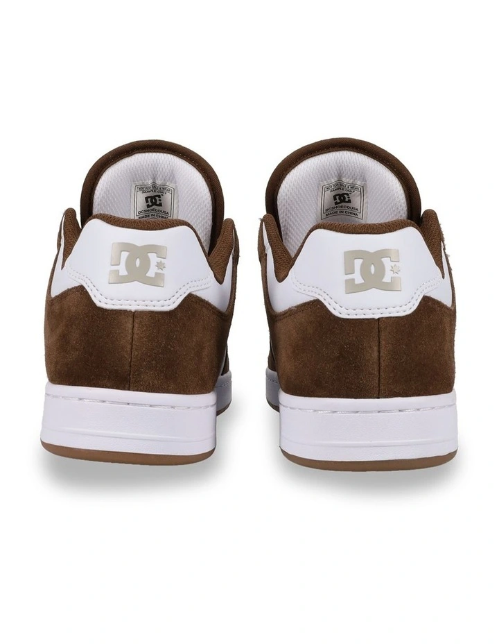 Manteca 4 S Skate Shoes in Brown/White image 5