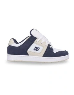 Manteca 4 S Skate Shoes in Navy/Off White/White