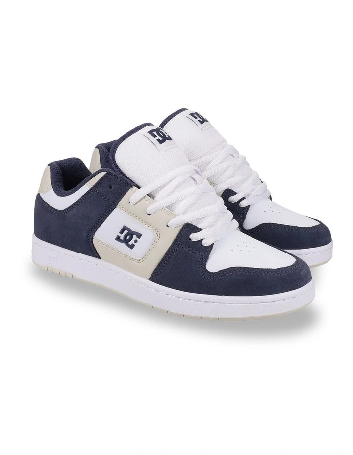 Manteca 4 S Skate Shoes in Navy/Off White/White image 2