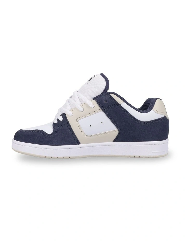 Manteca 4 S Skate Shoes in Navy/Off White/White image 3