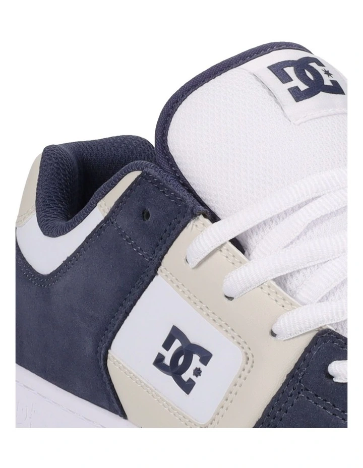 Manteca 4 S Skate Shoes in Navy/Off White/White image 4