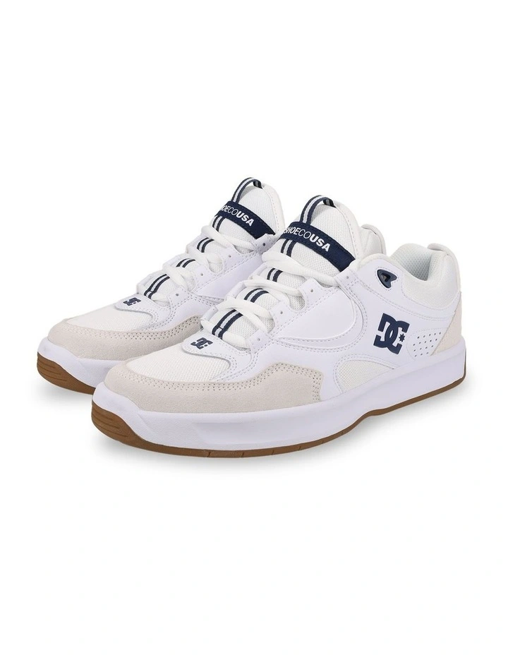 Kalynx Zero Sneakers in White/Blue image 2