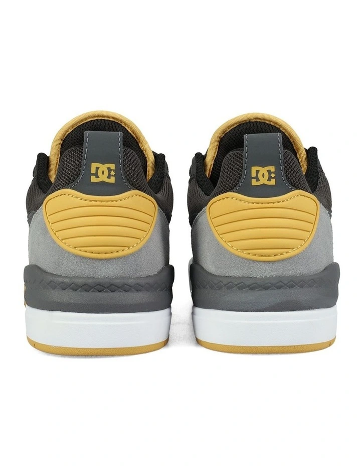 DC Ascend S Skate Shoes in Dark Grey/Grey/Tan image 5