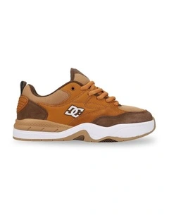 Dc Ascend Skate Shoes in Brown/White