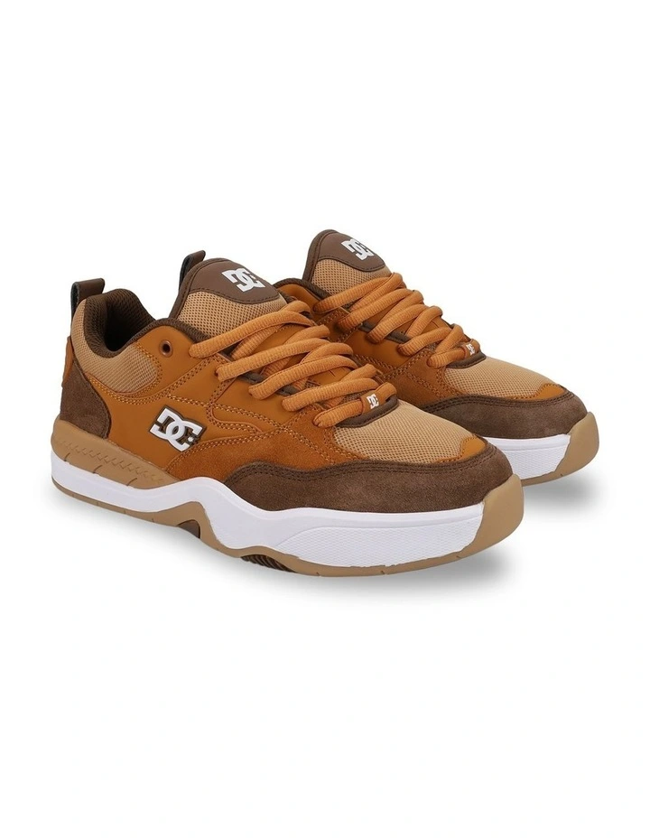 Dc Ascend Skate Shoes in Brown/White image 2
