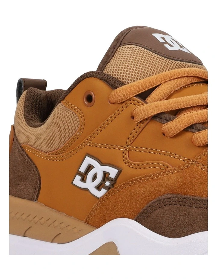 Dc Ascend Skate Shoes in Brown/White image 3