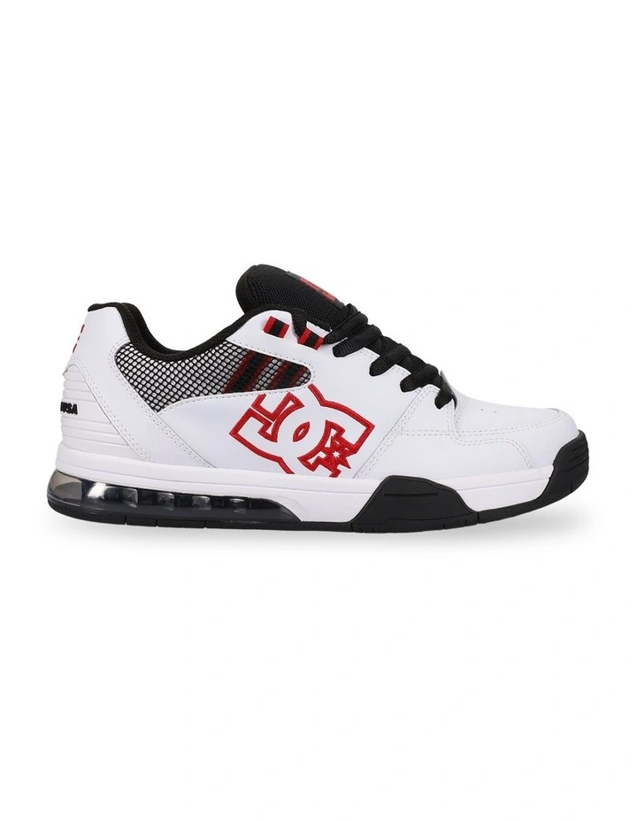 Versatile Skate Shoes in White/Black/Red image 1