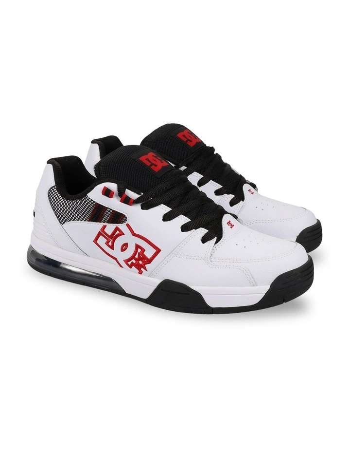 Versatile Skate Shoes in White/Black/Red image 2