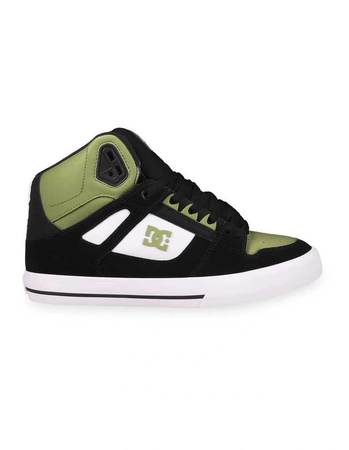 Pure High-Top Wc Sneakers in Black/Olive/White image 1