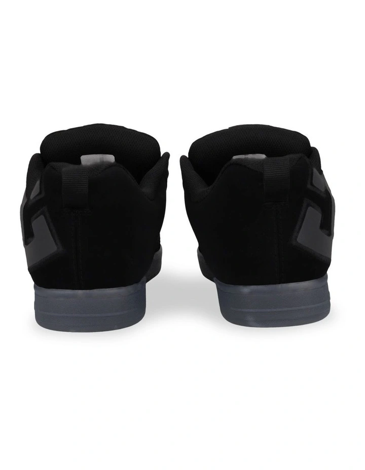 Court Graffik S Skate Shoes in Black/Grey/Black Reflective image 4