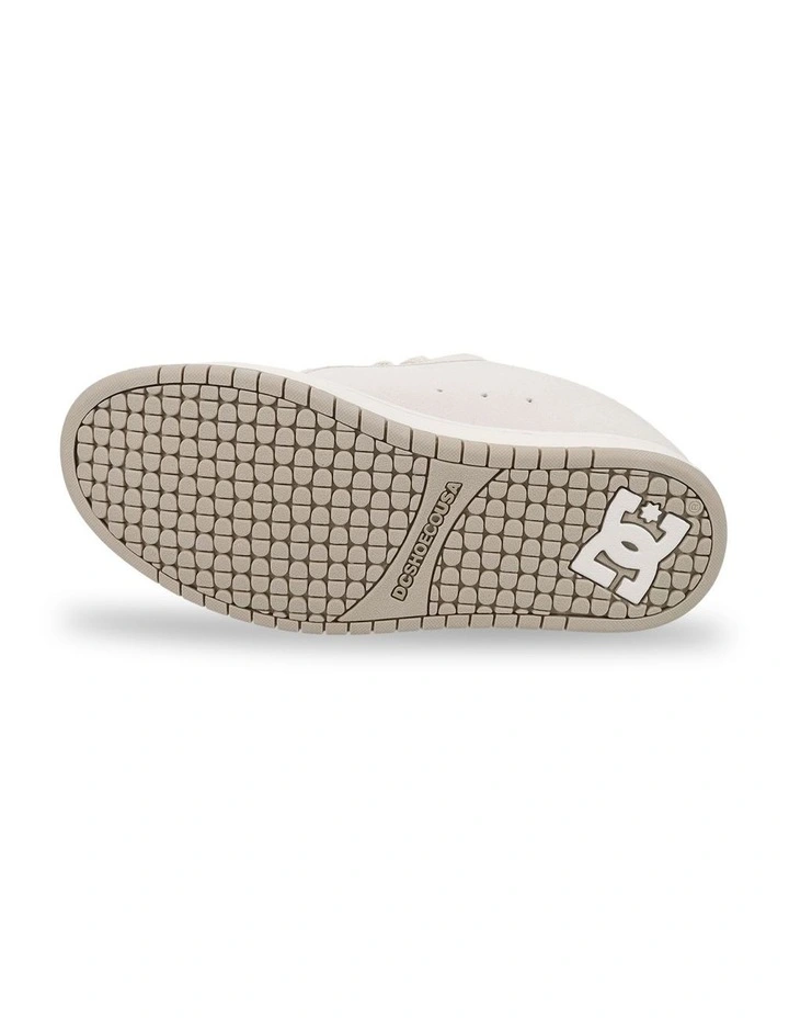 Court Graffik S Skate Shoes in Off White/White/Tan image 5
