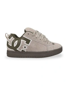Court Graffik S Skate Shoes in Taupe/Olive