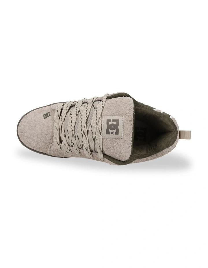 Court Graffik S Skate Shoes in Taupe/Olive image 4