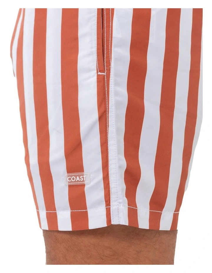 Classic Bombay Mens Swim Shorts in Red image 4