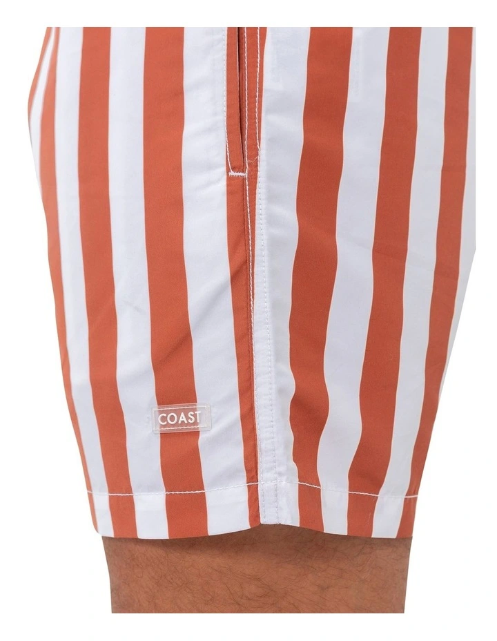 Classic Bombay Mens Swim Shorts in Red image 4