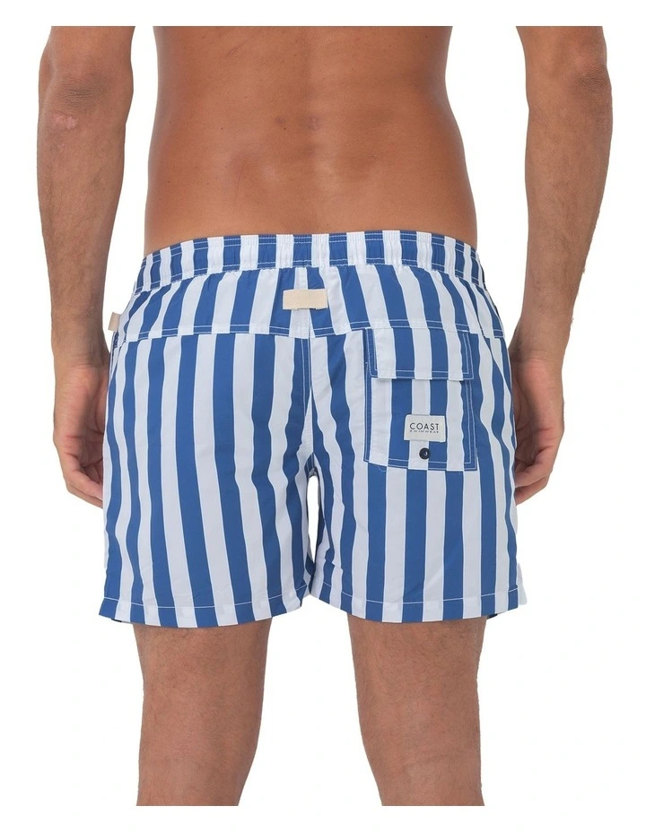 Santorini Mens Swim Shorts in Blue image 2