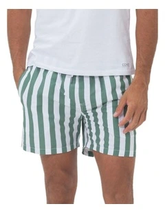 Madeira Mens Green Swim Shorts