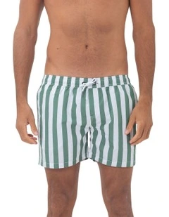 Madeira Mens Green Swim Shorts