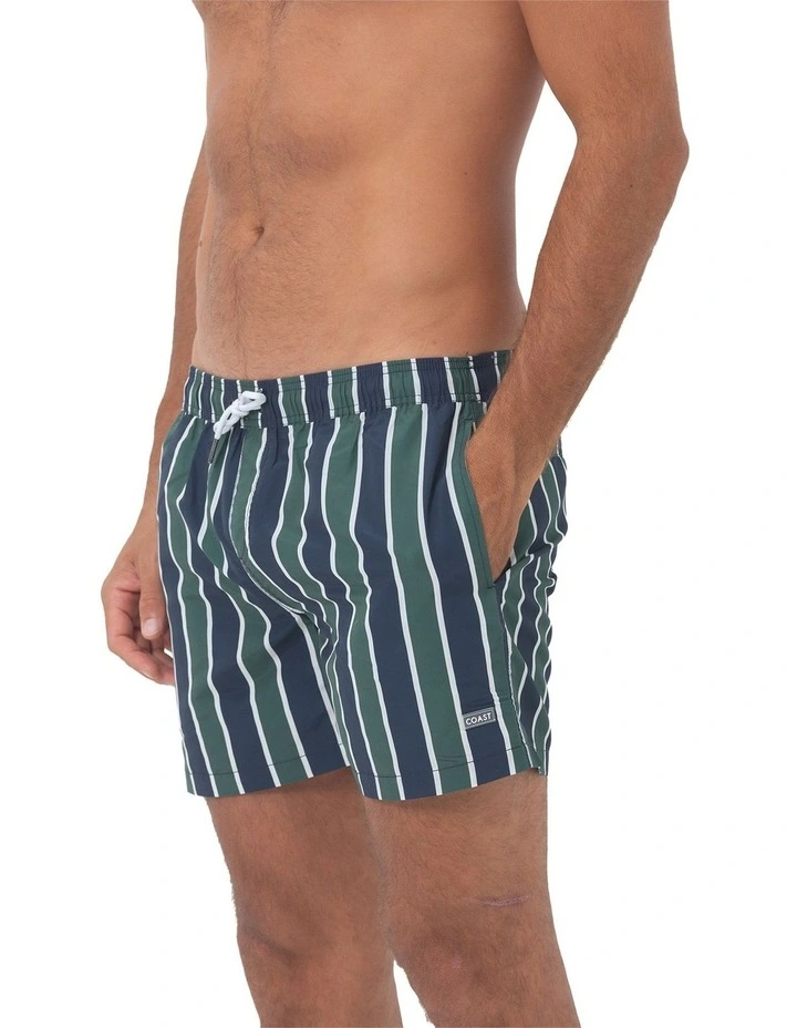 Felix Mens Swim Shorts in Dark Green image 1