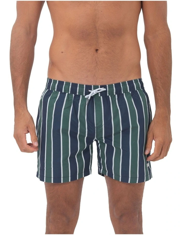 Felix Mens Swim Shorts in Dark Green image 1