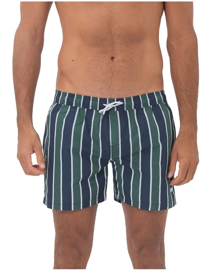 Felix Mens Swim Shorts in Dark Green image 3