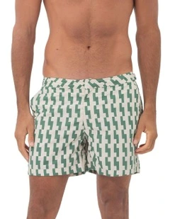 Elm Rock Swim Shorts in Green