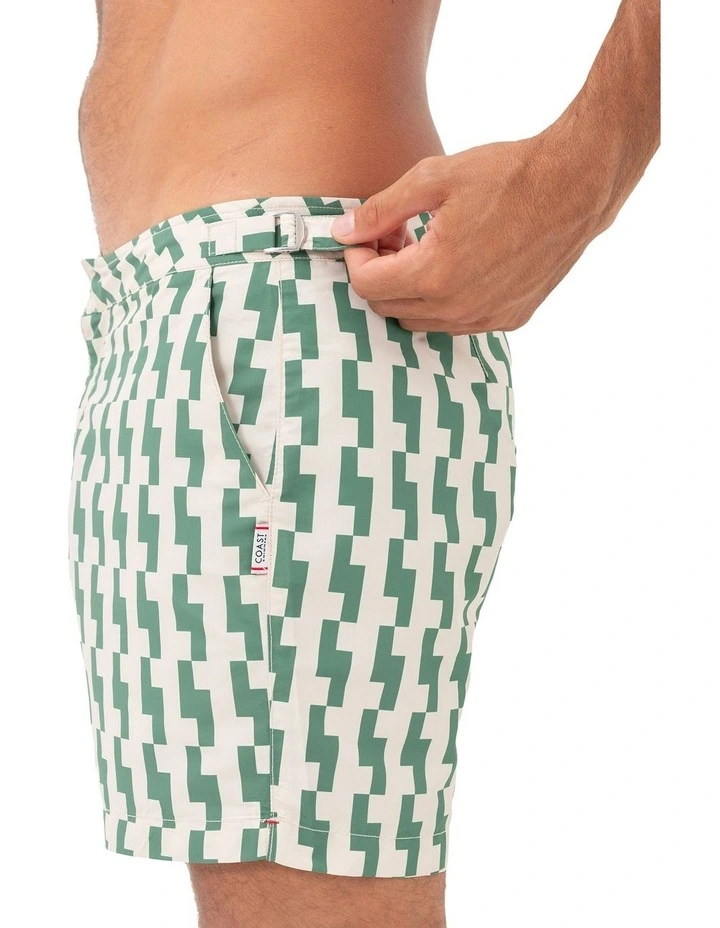 Elm Rock Swim Shorts in Green image 3