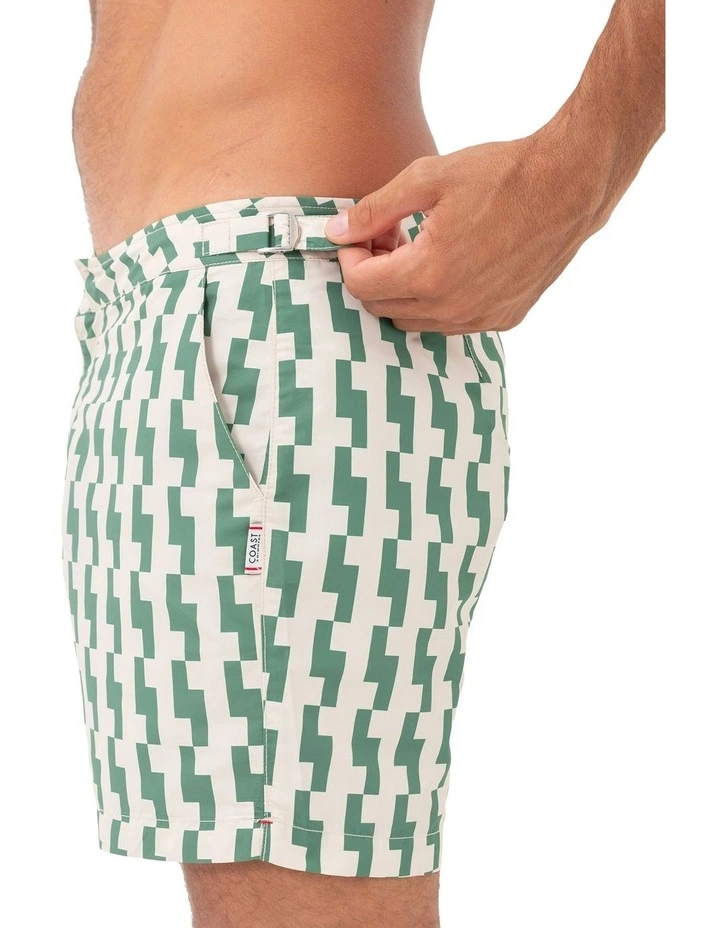 Elm Rock Swim Shorts in Green image 4