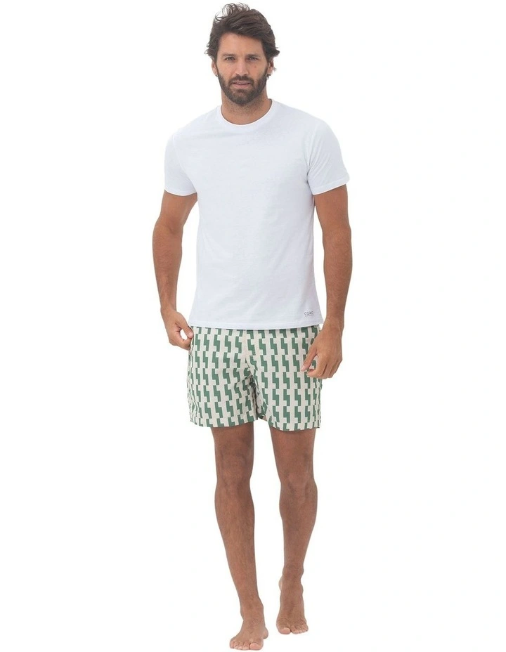 Elm Rock Swim Shorts in Green image 6