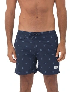 Helms Swim Shorts in Navy